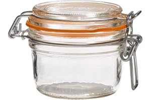 Le Parfait - Lot de 6 Terrines en Verre de 125 Grammes - Ø 7 cm