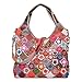Produktbild NOBIE-BAG Farblich passende Blumen Schultertaschen Europäischer und amerikanischer Stil Handbuch Ledertasche (L) 15,74"* x (B) 5,9" x (H) 11,8",A