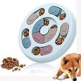 Tineke K&ouml;pek oyuncağı mama bulmaca yavaş besleyici k&ouml;pek gıda dağıtıcı yavaş yeme MAVİ