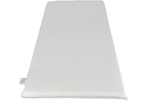 Casatessile Materasso per Lettino - Ideale per Viaggi, da Campeggio, è Sfoderabile e certificato OEKO-TEX Prodotto in Italia - 60x120x4 cm