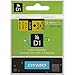 Produktbild DYMO Schriftbandkassette, Schrift: schwarz, Grund: gelb, Breite 12mm, 7m