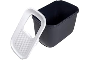 Savic Hop In Litter Box - Anthracite/white