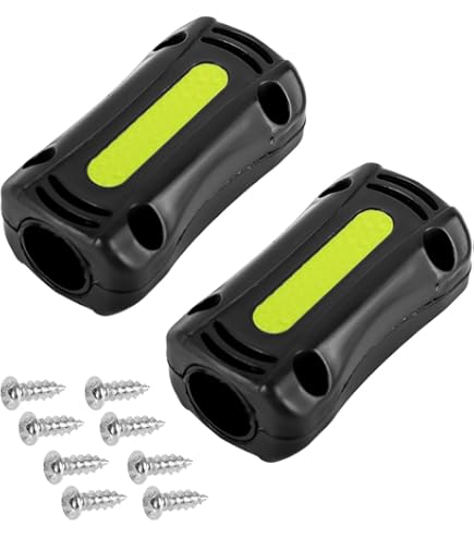 Universal Motorcycle Crash Bar Protectors - POM Bumper Blocks For 22mm 25mm 28mm Bars (Blue, 2pc) - View #13