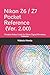Produktbild Nikon Z6 / Z7 Pocket Reference (Ver. 2.00): Portable Pocket Guide for Nikon Digital Mirrorless Cameras