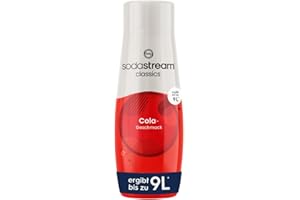 ‎SODASTREAM SodaStream Sirup Cola, 1x Flasche ergibt 9 Liter Fertiggetränk, Sekundenschnell zubereitet und immer frisch, 440 ml