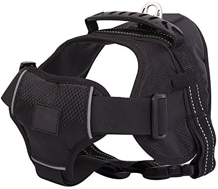 Raffaelo Sport Dog Harness Pet Dog Vest Adjustable Dog Harnesses, Outdoor Dog Training Harness for Dogs for Medium and Large Dogs (Leash and Torch Excludes)