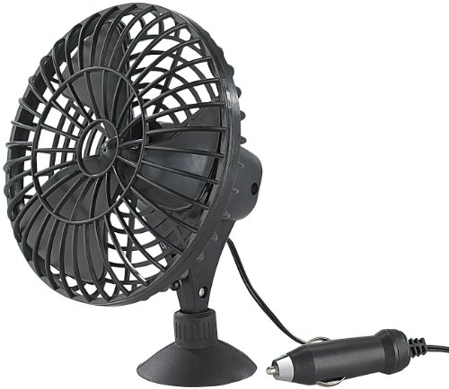 Miniventilator mit Saugfuß 12V, ideal für Auto und Camping