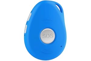 G-TELWARE SOS GPS Tracker G-ASSISTANT, GPS/GSM/4G LTE, Notruf-System mit Telefon, Fallsensor, GEO Fence, IP67 Wasserdicht, für Senioren/Kinder/Demenzkranke (OCEANSBLUE, 4G-Professional)