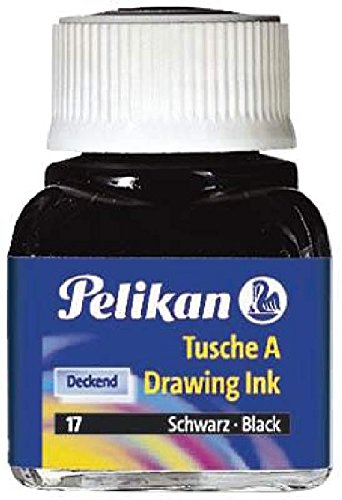 Preisvergleich Produktbild Tusche 10 ml schwarz PELIKAN 201665 523-17