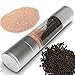 Produktbild 2 in 1 Edelstahl doppelendigen Manuelle Salz- und Pfefferstreuer/Mills/Grinder – Für Professioneller Küchenchefs und Köche – PREMIUM Edelstahl gebürstet Design mit verstellbarem Grobheit