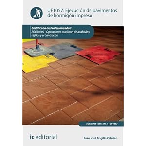 Ejecución de pavimentos de hormigón impreso. EOCB0209