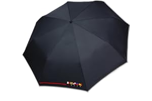 H.DUE.O Ombrello XL Automatico Apri/Chiudi. Ombrello Antivento Alta Resistenza Robusto Uomo. Ombrello Grande da Pioggia con Fodero Antigoccia Rinforzato Con Cerniera [AUCKLAND]