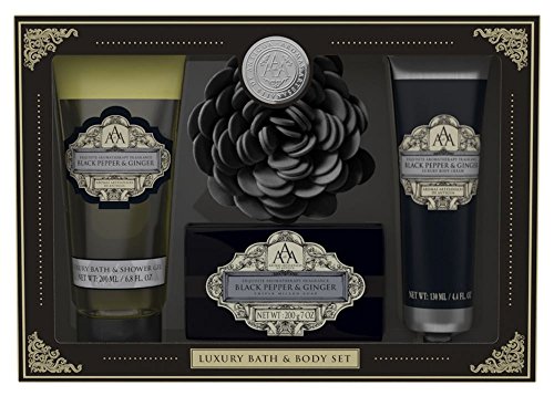 AAA Aromatherapy Black Pepper & Ginger Pamper Collection Gift Set