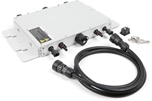 FUROMG Micro-onduleur MPPT Solar Grid Tie Micro onduleur, 300/600/1200 W, régulateur solaire, onduleur étanche IP65 (WVC-300W)