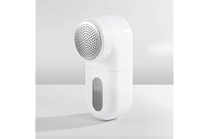 AUTO LABEL. FIRST CLASS DRIVER ACCESSORIES Xiaomi Lint Remover - Smacchiatore Elettrico Abbigliamento | Macchina Rimuovi i Spelucchi Elimina le Palline di Abbigliamento Colore Bianco | Batteria 3h di Durata | Grande scomparto per lanugine |