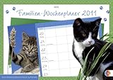 Familien-Wochenplaner Katzen 2010: Wochenkalender beidseitig bedruckt, mit Schulferien und Monatsübersichten by 