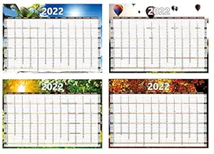 VP1351 Year planner Set of 4 Planner each 14x19