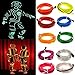 Produktbild bloatboy  Flexible LED Light EL-Drahtschnur-Streifen - 5M, Weihnachtsfeier Halloween Rope Glow Decor Neon Licht USB Controller (Hellgrün)