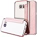 Produktbild SMART LEGEND Lederhülle für Samsung Galaxy S7 Hülle Ledertasche Schutzhülle Premium PU Leder Handyhülle mit Karten Slot & Clear Weiche TPU Abdeckung Flip Case Protective Cover Innere Weiche Silikon Bookstyle Tasche Schale Etui - Rosegold