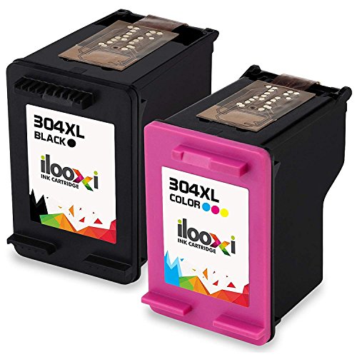 Ilooxi 2X Reemplazo de Cartuchos de Impresora para HP 304xl HP 304 XL Negro Black Color de Colores para HP HP DeskJet 3720 HP DeskJet 3730 HP DeskJet 3732 HP DeskJet Advantage 3700MFP Ilooxi 2X Reemplazo de Cartuchos de Impresora para HP 304xl HP 304 XL Negro Black Color de Colores para HP HP DeskJet 3720 HP DeskJet 3730 HP DeskJet 3732 HP DeskJet Advantage 3700MFP