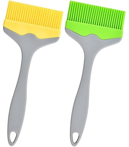 Lot De 2 Pinceaux De Cuisine En Silicone/Ensemble De 2