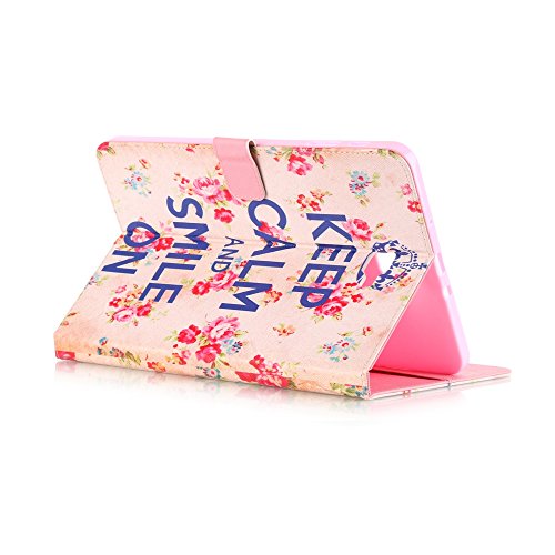 Romtronic Cute Colorful Flip Tasche PU Leder Abdeckung Stand Schutzhülle für Samsung Galaxy Tab A6 10.1 Pouces SM-T580 / SM-T585 + 1 x Schwarz Stylus (Design 07) - 4