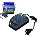 Produktbild Neue Produkt 220–240 V 2,5 W Super Silent verstellbar Luftpumpe für Aquarium Fish Tank Sauerstoff Luftpumpe Aquarium Sauerstoff Pond Air Pumpe schwarz 95 bis 55 bis 43 mm