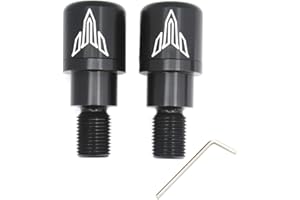 ‎GIDIBII GIDIBII Motorrad CNC Stecker Lenkerstopfen Endstopfen Lenker Plugs Lenkerenden für Yamaha MT-07 FZ-07 MT-09 MT-10 XJ6 MT125 XSR 700 900 XSR700/900 MT-09 FZ-09 MT-10 FZ-10 MT-125 T-MAX(Schwarz)