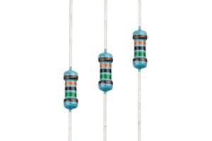 EDGELEC 100pcs 150K ohm Resistor 1/4w (0.25 Watt) ±1% Tolerance Metal Film Fixed Resistor, Multiple Values of Resistance Optional