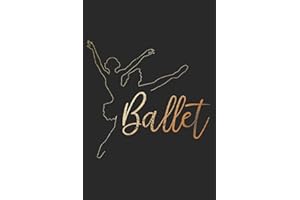 Notizbuch: Ballett Ballerina Notizheft liniert A5 I Journal tanzen Gymnastik I Tagebuch klassischer Tanz I Notizbuch als Geschenk für Mädchen Tänzerin