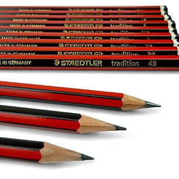 Lot De 12 Crayons à Papier Professionnels - 8B à 2H Avec Gomme
