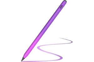 TQQ Stylet pour Apple iPad 2018-2024, Puce Pro Précision au Pixel Près, Sensibilité à l'Inclinaison & Adsorption Magnétique, Pencil pour iPad 10/9/8/7/6, Pro 11"/12,9"/13" M4, Air 3/4/5/M2, Mini 5/6