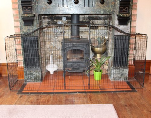 Safetots Extra Wide Designer Fire guard with Extension - Width 174cm