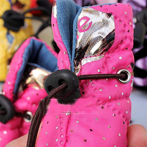FERFERFERWON Pet Boots, Pet Dog Shoes Autumn and Winter Soft Cotton Shoes Casual Sports Cat Shoes Puppies Teddy Poodle Chihuahua Dog Shoes