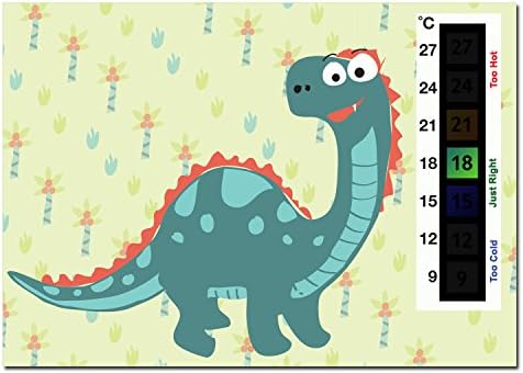 Baby Dinosaur Nursery Room Safety Temperature Thermometer Monitor