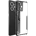 SPAZY CASE® HMD Crest 5G Back Cover | Transparent Crystal Clear Hard PC Back Case with TPU Bumper, Drop Protection Case Cover for HMD Crest 5G