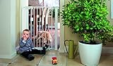 Safety 1st Easy Close Extra Tall Treppenschutzgitter, extra hohes Tütschutzgitter aus Metall zum Klemmen, weiß, bis 94 cm verlängerbar - 5