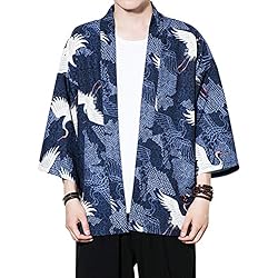 camisa kimono hombre