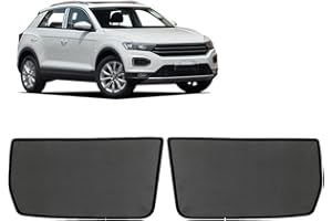 GCcv Car Window Shade For Kids Side Window Sun Shade For T-ROC 2017-2022 Magnetic Curtain Sun UV Protection Covers For Baby Sleeping Auto Accessories,Rear-window-2PCS
