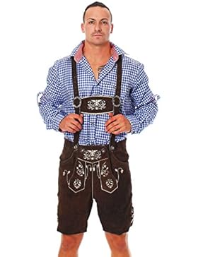 Engelleiter Trachten Herren Hemd Trachtenhemd Kariert Wiesn Oktoberfest