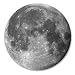 Produktbild 2 x Mond vinyl Aufkleber Aufkleber Laptop Reise Gepäck Auto Ipad Schild Fun # 6233 - 10cm/100mm Wide