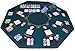 Produktbild Goods & Gadgets Faltbare Pokerauflage Poker Auflage Aufsatz Tischauflage 120 x 120 cm für 8 Personen