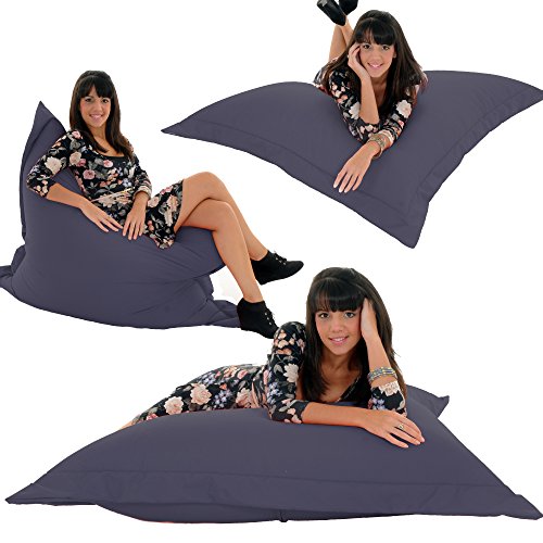 Gilda RAVIOLI GIANT GRAPHITE GREY Bean Bag Chair Indoor / Outdoor