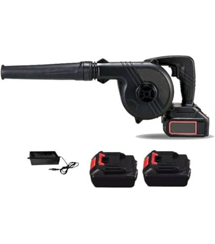 Soffiatore Foglie A Batteria 42V - 126 Km/h, 2 Batterie 4000 MAh, Leggero, Silenzioso, Per Giardino - Foto 8