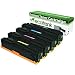 EcoFrank Compatible Toner Cartridge Set Replacement for HP 131X / 131A | CF210X CF211A CF212A CF213A (Black, Cyan, Yellow, Magenta) RS.15743.00