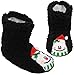 Produktbild alles-meine.de GmbH Hausschuhe / Hüttenschuhe / Pantoffel -  lustiger Schneemann  - Größe 37 - 38 __ schön warm & super weich __ Plüschhausschuh / für Kinder & Erwachsene - AB..