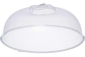 DUROECSAIN Mikrowellen Abdeckung 22cm zum Erhitzen von Lebensmitteln Hochwertige Abdeckhaube Mikrowelle Mikrowellenhaube