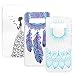 Produktbild HMTECH Galaxy S10e Hülle Schutzhülle Dünn Durchsichtig Mädchen Campanula stoßfest Clear Weich Silikon TPU Handytasche Softcase für Samsung Galaxy S10e,GILR Green Blue Campanula