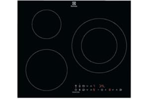 ELECTROLUX Table De Cuisson Induction 60cm 3 Feux 7350w Noir - MIT60336C