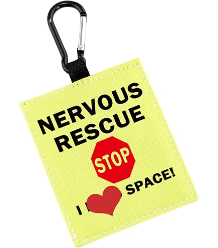 Nervöse Hundeleine Sleeve – Warnhülle 'Nervous Rescue Approach Slowly' Für Mehr Sicherheit